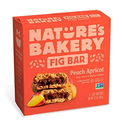 Nature's Bakery Whole Wheat Fig Bars - Peach Apricot - 6 ct