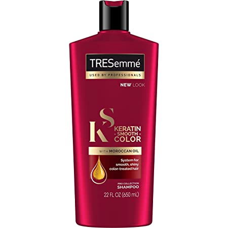 Tresemme Keratin Smooth Shampoo with Marula Oil, Pro Collection - 24 Fl Oz / 700 mL x 2 Pack