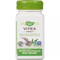 Nature's Way Vitex Fruit - 400 mg - 100 Capsules