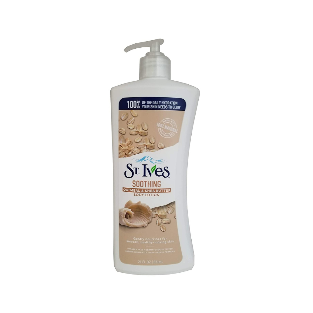 St. Ives Naturally Soothing Body Lotion, Oatmeal & Shea Butter 21 Oz by St. Ives (pack of 3)