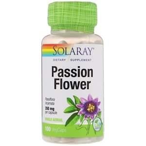 Solaray, Passion Flower, 350 mg, 100 VegCaps