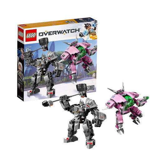 LEGO Overwatch D.Va and Reinhardt 75973 Mech Building Kit