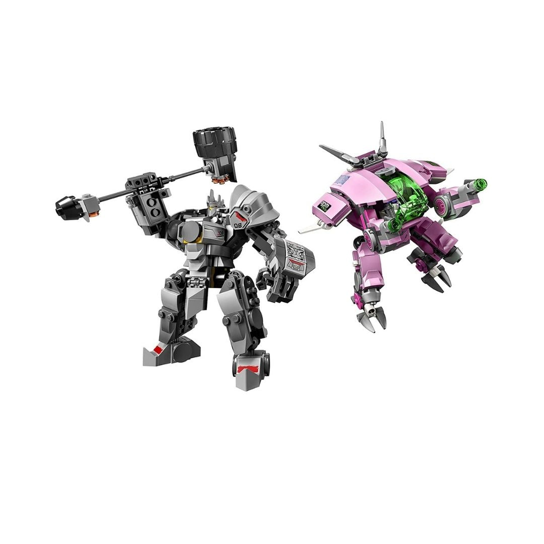 LEGO Overwatch D.Va and Reinhardt 75973 Mech Building Kit greenBulk