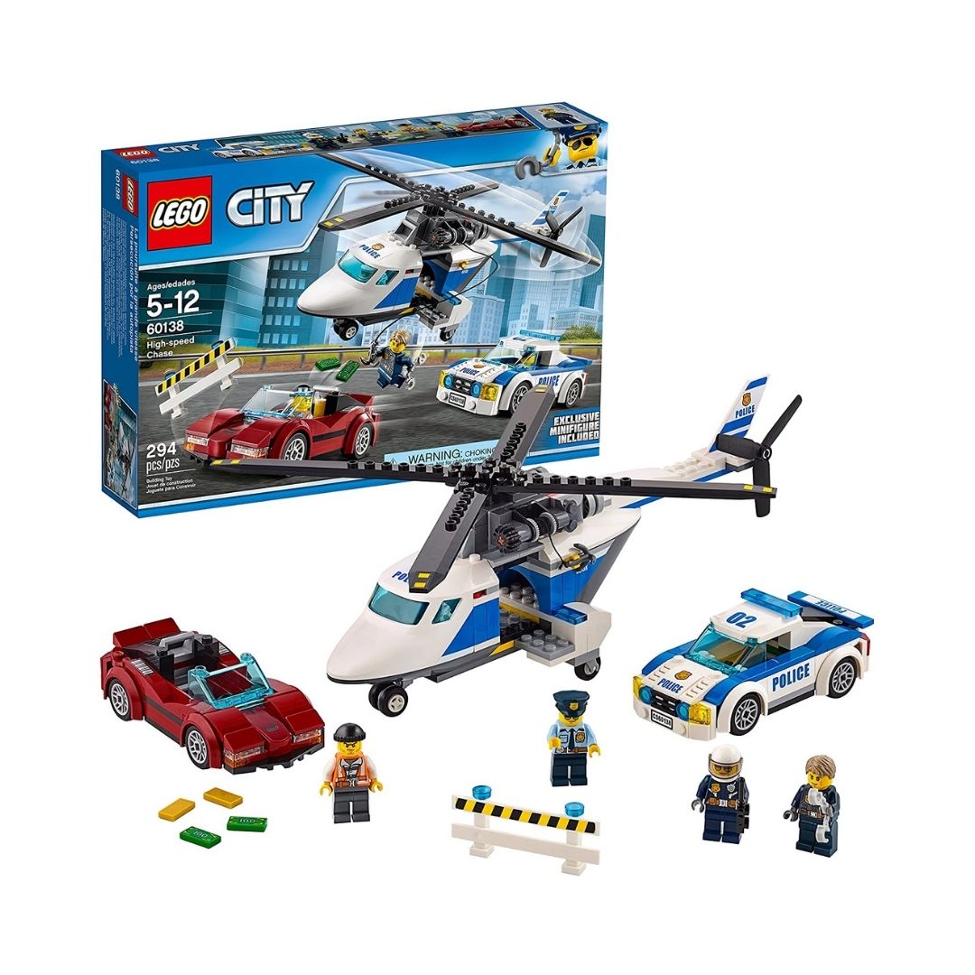 LEGO City Police High-Speed Chase Building Toy