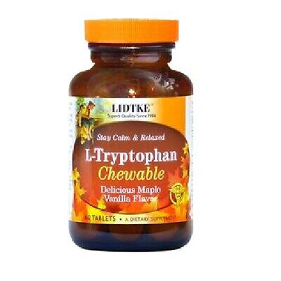 Lidtke Technologies L-Tryptophan Chewable Tablets, 60 Count